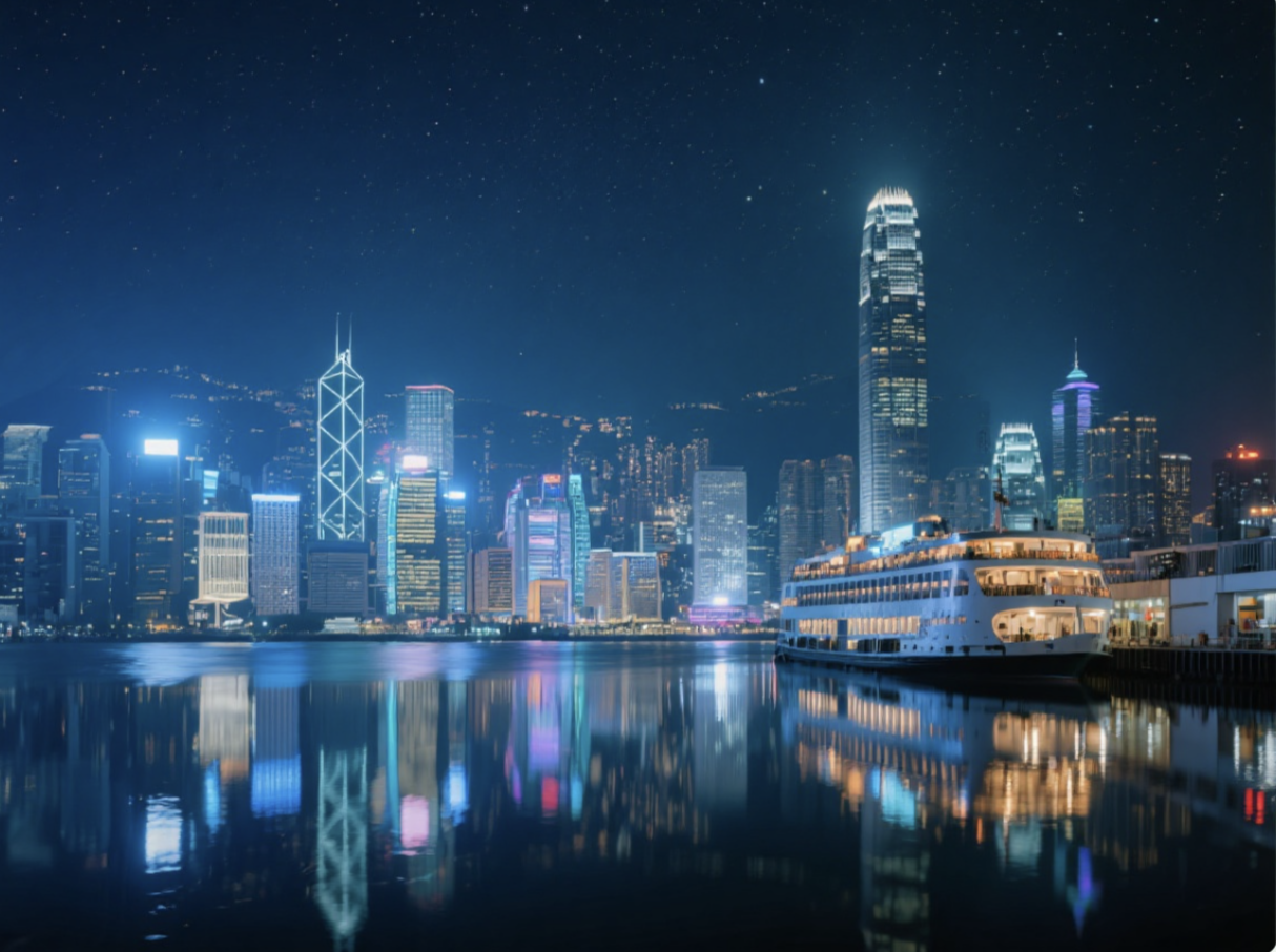 香港城市夜景